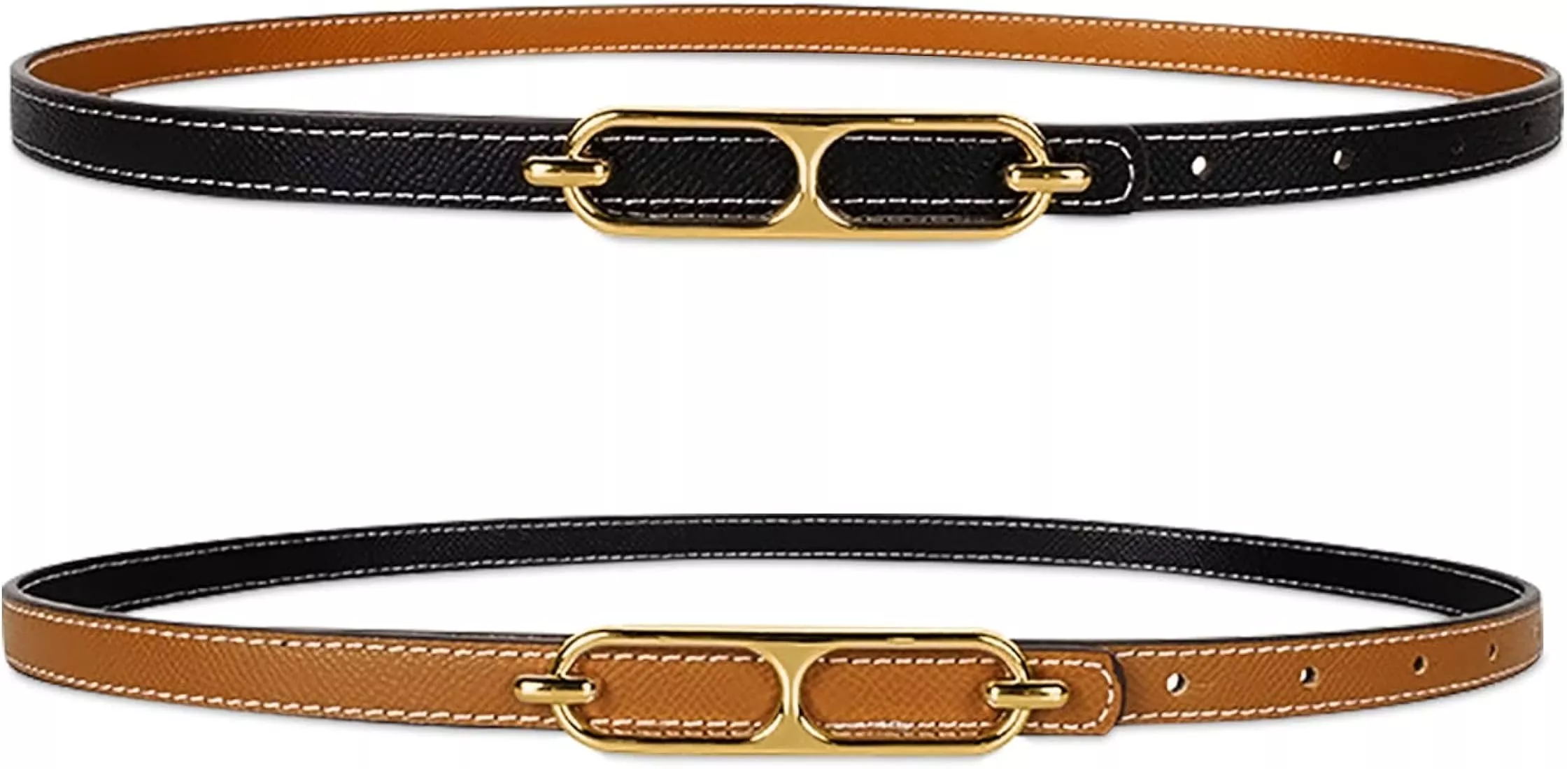 BAOKELAN Skinny Leather Belts for … curated on LTK