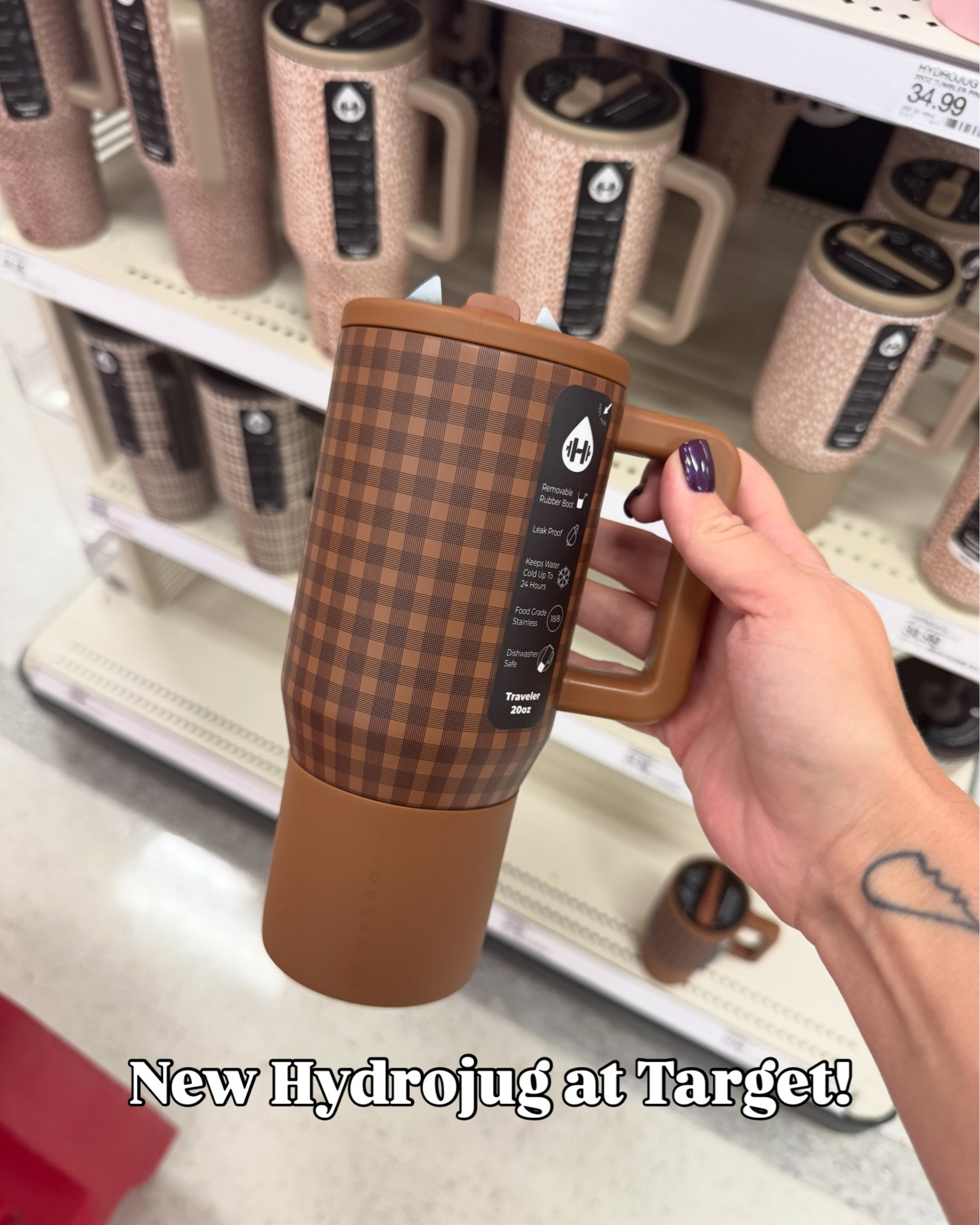 New @hydrojug tumblers at Target for fall! Follow + comment “SHOP” for a link! (make sure you’re following to receive it) ✨ & if you love Holiday finds and gift ideas, follow along for more! 

#Targetpartner #ltk  #targetstyle #shoppingvlog #newattarget
