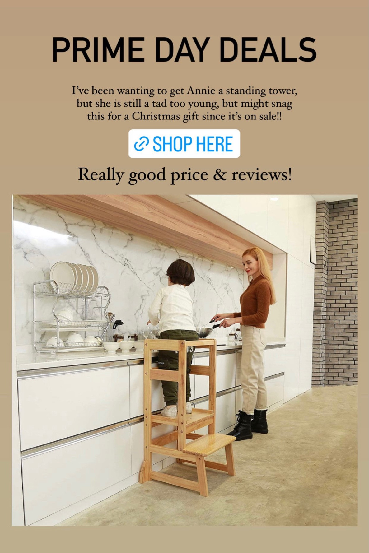 Prime day deals // standing tower for toddler 

#LTKunder100 #LTKsalealert #LTKkids