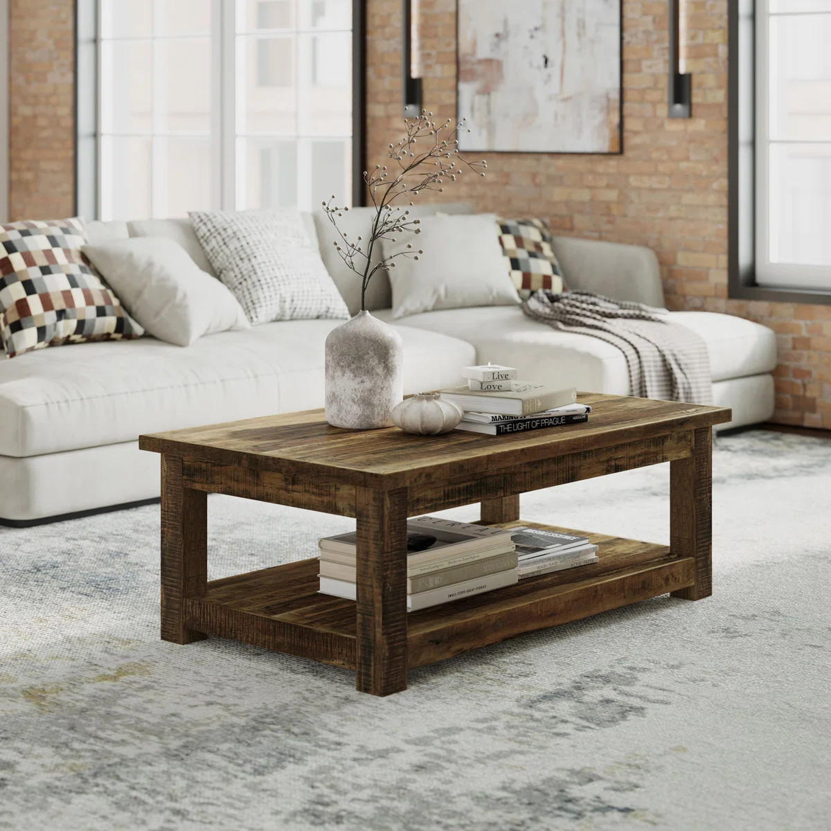 Mccorkle Solid Wood Single Coffee Table | Wayfair North America