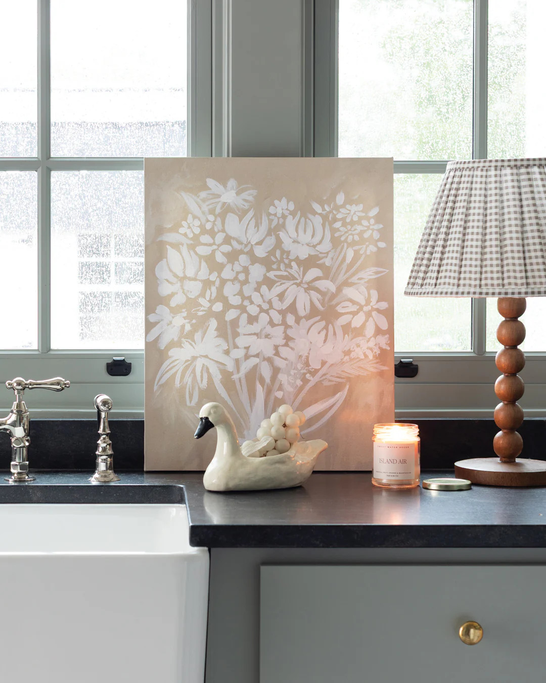 Wabi Sabi Wildflowers Canvas Wall Art | Lindsay Letters, LLC