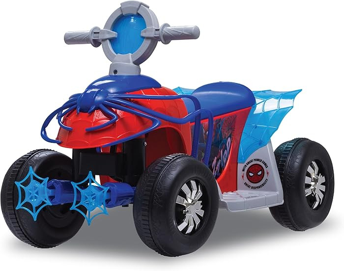 Kid Trax Toddler Marvel's Spider-Man Premium Toddler Quad Ride-On, Kids 18-30 Months, 6V Battery ... | Amazon (US)