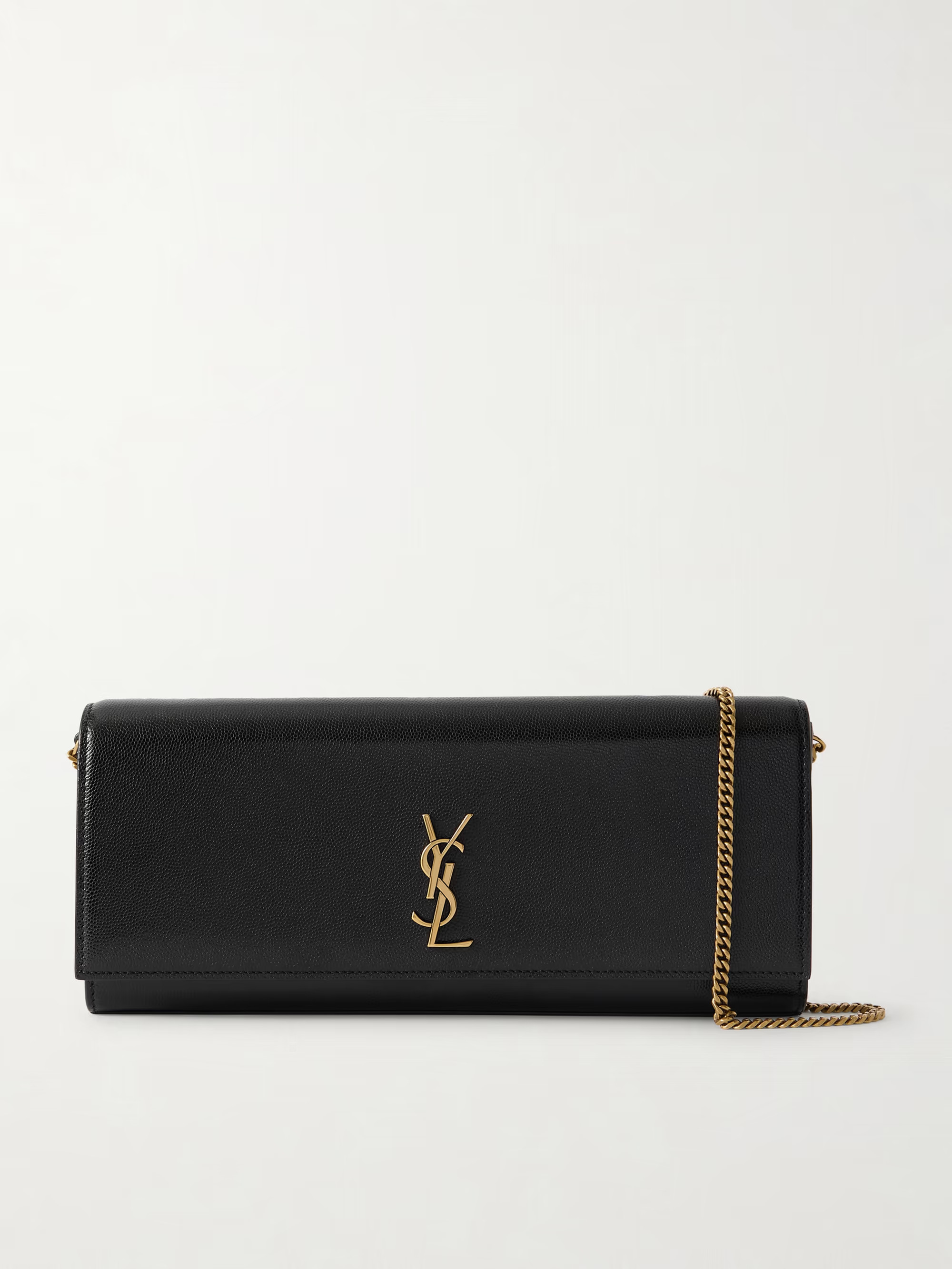 Kate embossed-leather clutch | NET-A-PORTER (US)