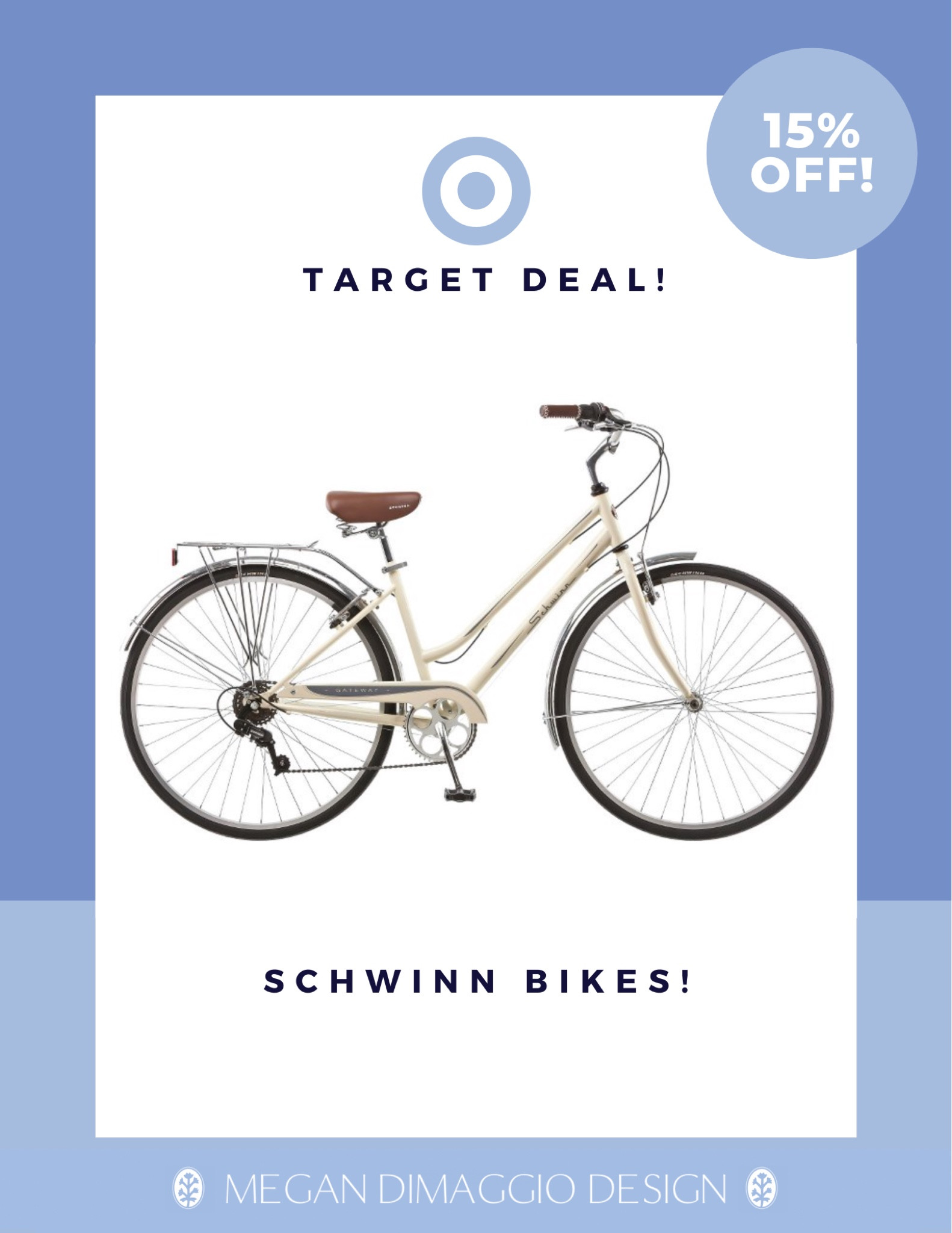 Yay!! Just found a great deal on Schwinn bikes!! 🚲 would be a great Mother’s Day Gift too!! Love this classic white look! Get 15% off with Target Circle! 🎯

#LTKfit #LTKSeasonal #LTKsalealert