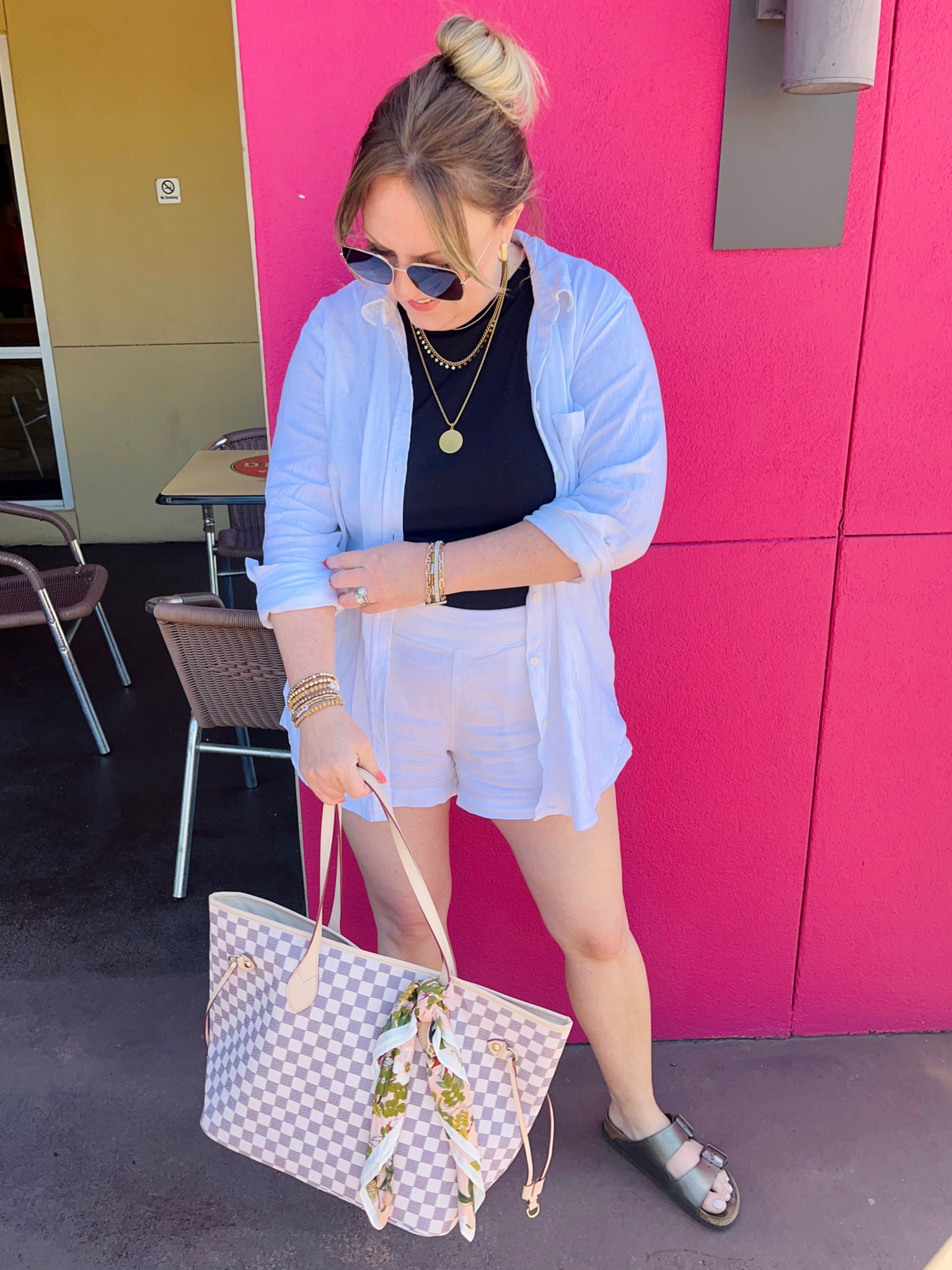 Large everything :) 

#LTKstyletip #LTKunder50 #LTKSeasonal