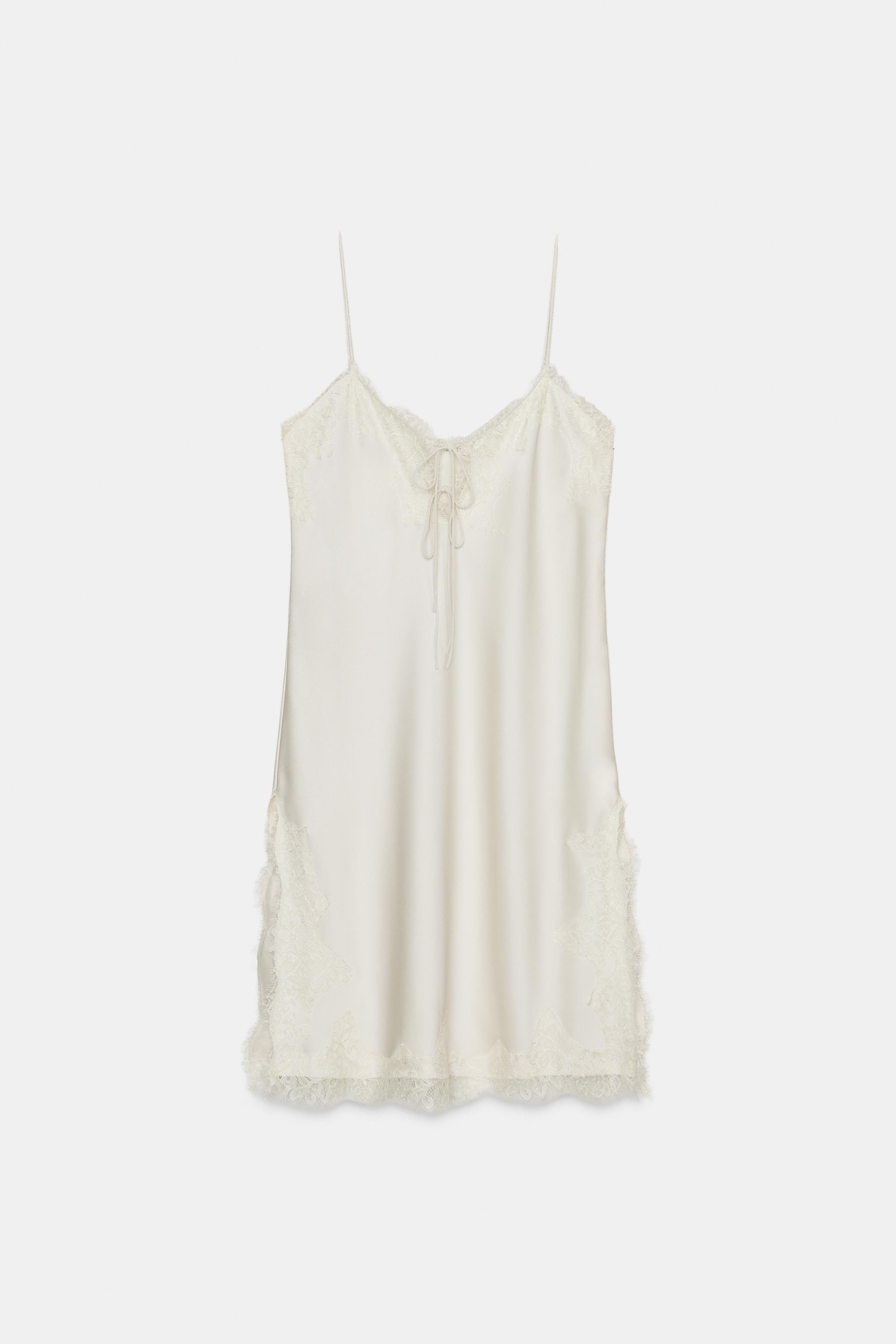 ZW COLLECTION LACE SLIP DRESS | Zara US