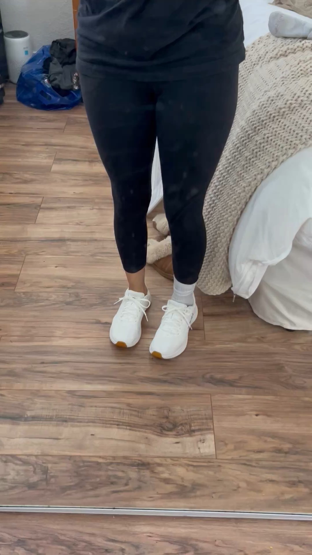 No show vs crew sock 
The millennial in me needs the no show 😂

#LTKActive #LTKPetite