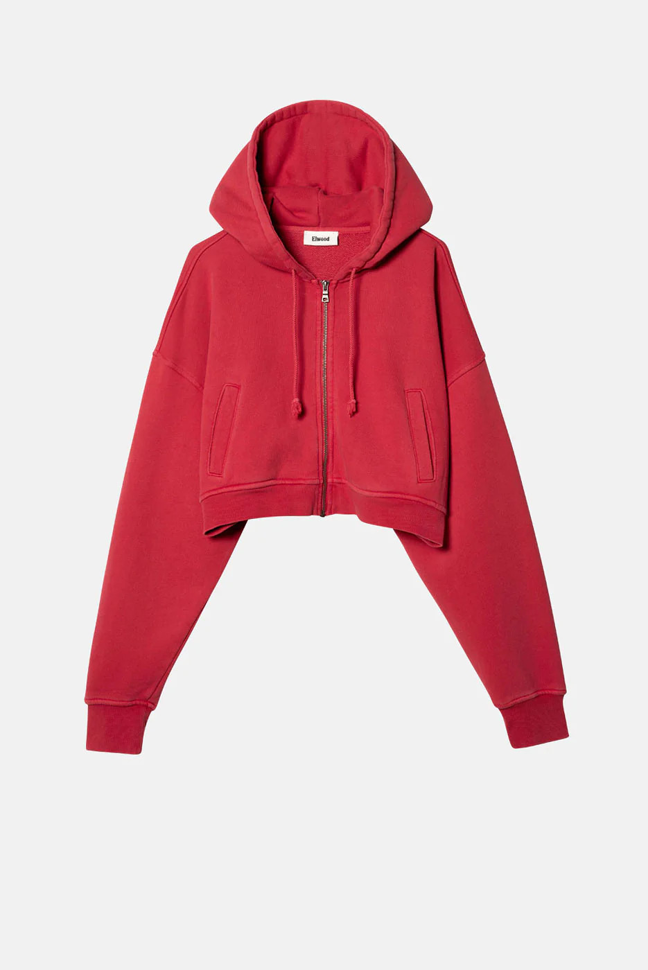 BABYDOLL CROP ZIP HOODIE | Elwood Clothing