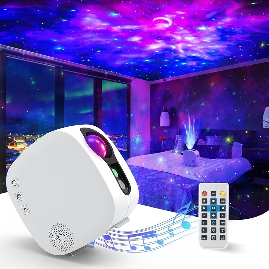 itayak Galaxy Projector,Night Light Star Projector with Bluetooth Speaker, Remot Control LED Nebu... | Amazon (US)