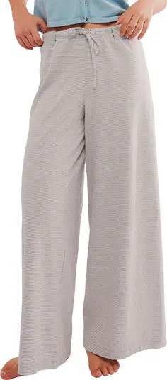 Out and About Stripe Knit Wide Leg Pants | Nordstrom