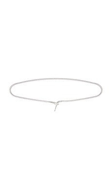 petit moments Snake Chain Belt in Silver from Revolve.com | Revolve Clothing (Global)