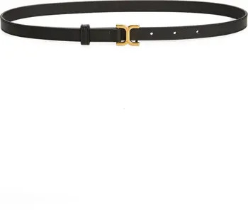 Marcie Logo Buckle Leather Belt | Nordstrom