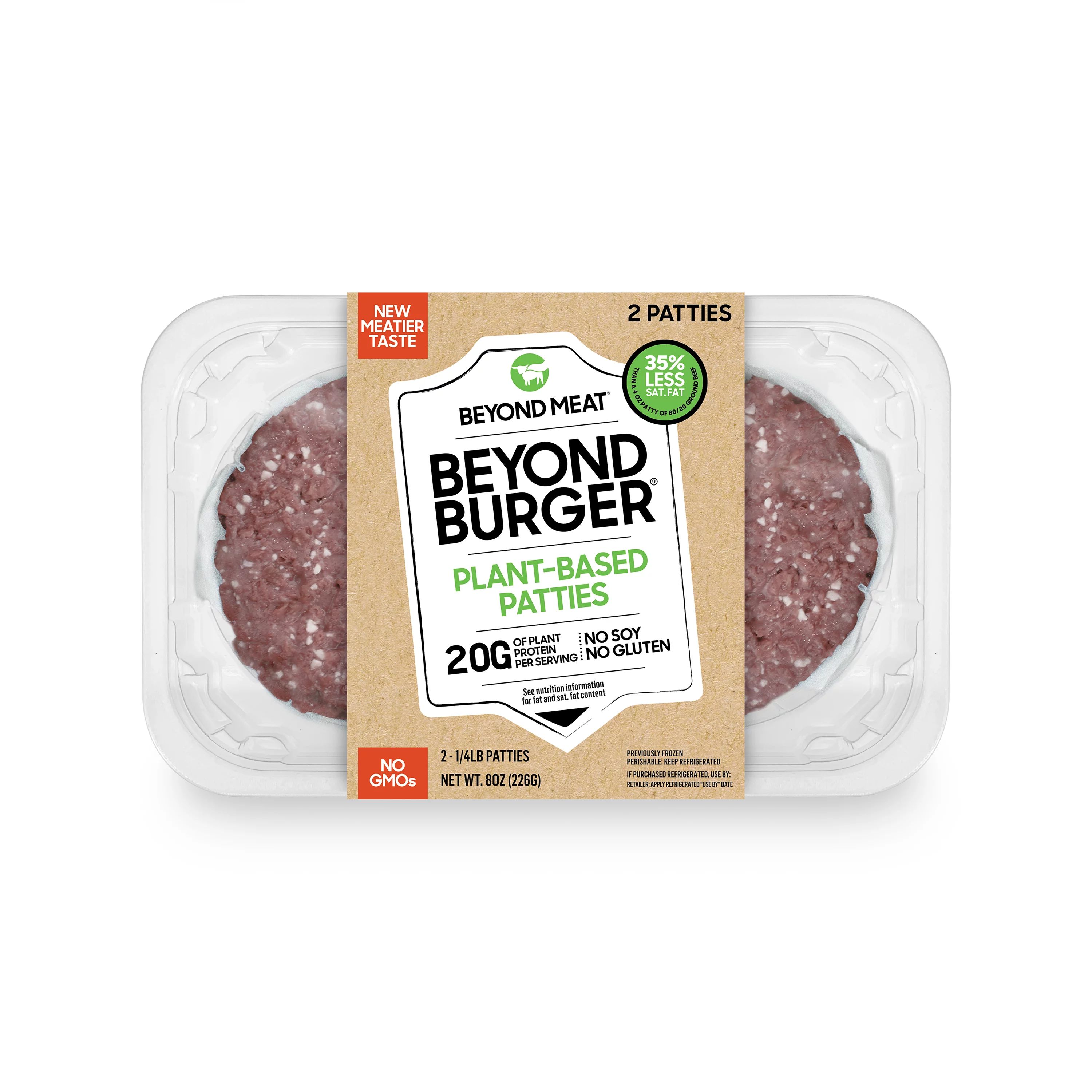 Beyond Meat Beyond Burger Patties, 2 pk, 8 oz | Walmart (US)