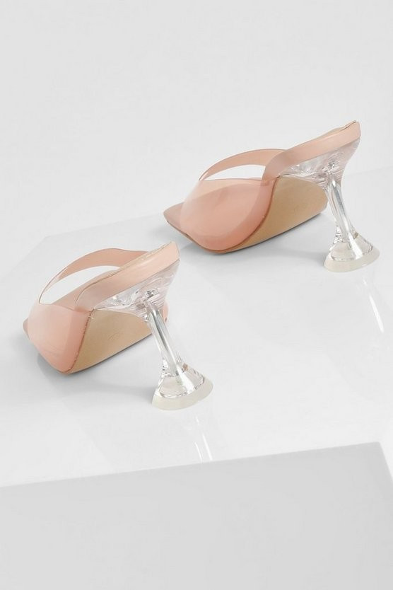 Pastel Clear Mule | Boohoo.com (US & CA)