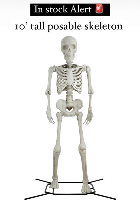 This 10’ tall posable skeleton is in stock!!!  It would look so amazing as a front yard display!


Halloween home decor, outdoor Walmart find, deals

#LTKSeasonal #LTKHalloween #LTKhome