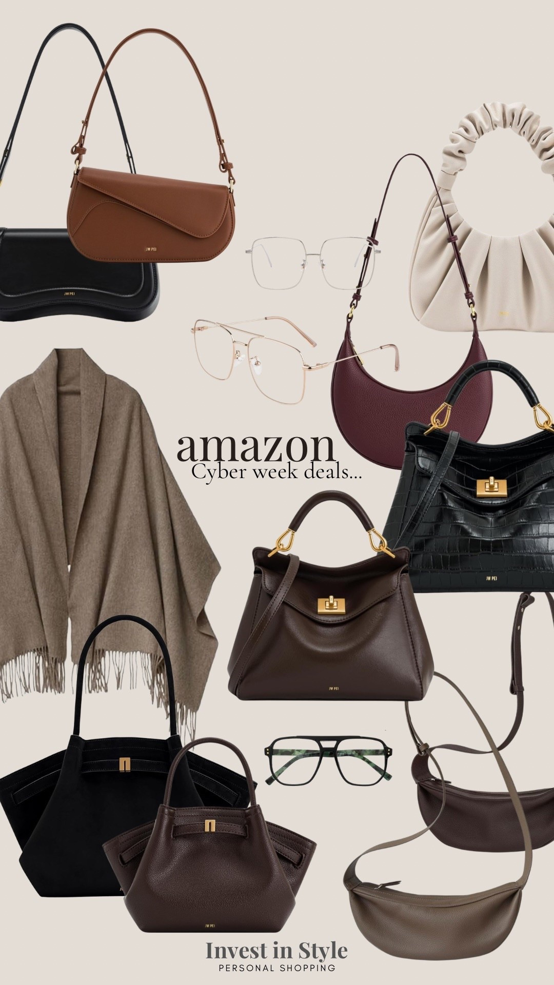 Luxury look accessories for less … 
Cyber week continues on Amazon and here are some of my favourite accessory deals …. 

#ad 
Amazon UK

Luxury bags 
Luxury for less
Blue light glasses 


#LTKbag #LTKsale #LTKCyberWeek