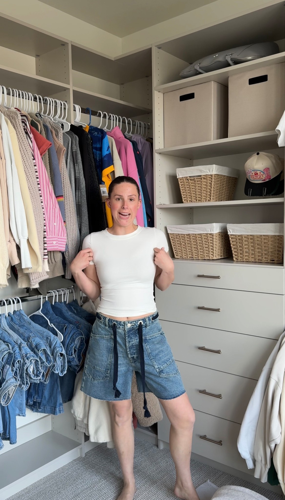 Wearing a size small in both top & bottoms!