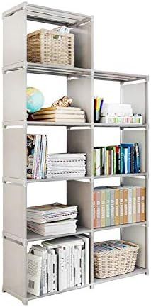 9 Storage Cubes, 4 Tire Shelving Bookcase Cabinet, DIY Closet Organizers for Living Room Bedroom ... | Amazon (US)