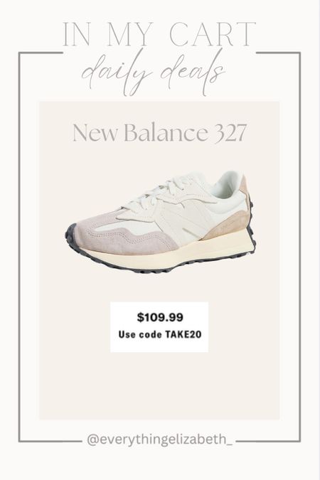 New Balance 327 on sale! 🚨20% off with code TAKE20. The 327’s are my favorite everyday sneaker, I wear them daily! Looking for a new pair and I’m loving this color combo! 

Sneakers, tennis shoes, casual shoes, Shopbop sale, Shopbop shoes, white sneakers

#LTKSaleAlert #LTKActive #LTKShoeCrush