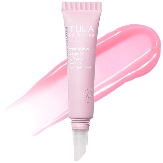 TULA Skin Care Rose Glow + Get It Lip Balm - Hydrating Peptide Lip Treatment with Hyaluronic Acid... | Amazon (US)