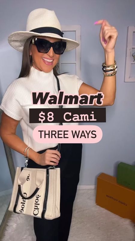 Styling a $10 cami different ways 

💚𝐒𝐨𝐣𝐨𝐬 𝐒𝐮𝐧𝐠𝐥𝐚𝐬𝐬𝐞𝐬 𝟏𝟎% 𝐨𝐟𝐟 𝐜𝐨𝐝𝐞 (on Amazon): 𝐒𝐉𝐋𝐈𝐍𝐙𝟑𝟎𝐀⁣
*works on ALL Sojos glasses, enter at checkout on AMZ⁣

Cami: S
Linen Pants: XS (designed to hit higher on the ankle than they do on me - I’m just short, so they fit me like pants 🤣)
Black Shorts: sized up one to a 6 due to the shorts having pleats I didn’t want to look pulled and flattened
Denim Jacket: mine is very old, but I linked another affordable option that I’ve tried on before and wear in a S

My stats: 5’3”, 118lbs, 30DDD-27-38

Dressy casual, vacation outfit, linen cargo pants, denim jacket, jean jacket, crossbody bag, sandals, slides, summer shoes, designer inspired handbag, designer inspired sunglasses, black headband with now, dressy shorts, summer outfit, summer fashion 

#LTKxWalmart #LTKFindsUnder50 #LTKStyleTip