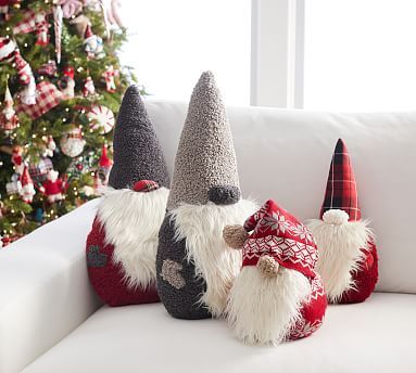 Gnome Shaped Pillow Collection | Pottery Barn (US)