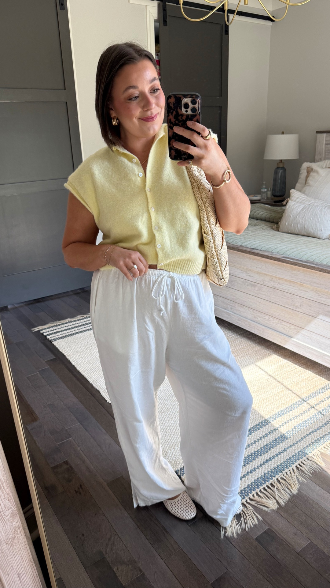 Wednesday ootd 🌼 lightweight cardigan & linen pants combo ✨

#LTKootd #LTKMidsize