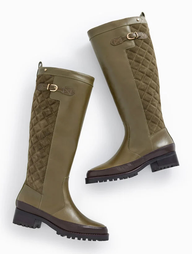 Tish Strap Riding Boots - Extended Calf | Talbots