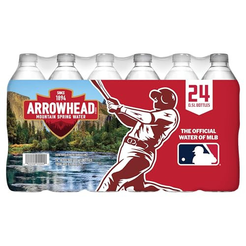 Arrowhead Mountain Spring Water Bottles, 24 Pack - Still Bottled Water with Naturally Occurring Minerals for Taste - 16.9 Fl Oz | Amazon (US)