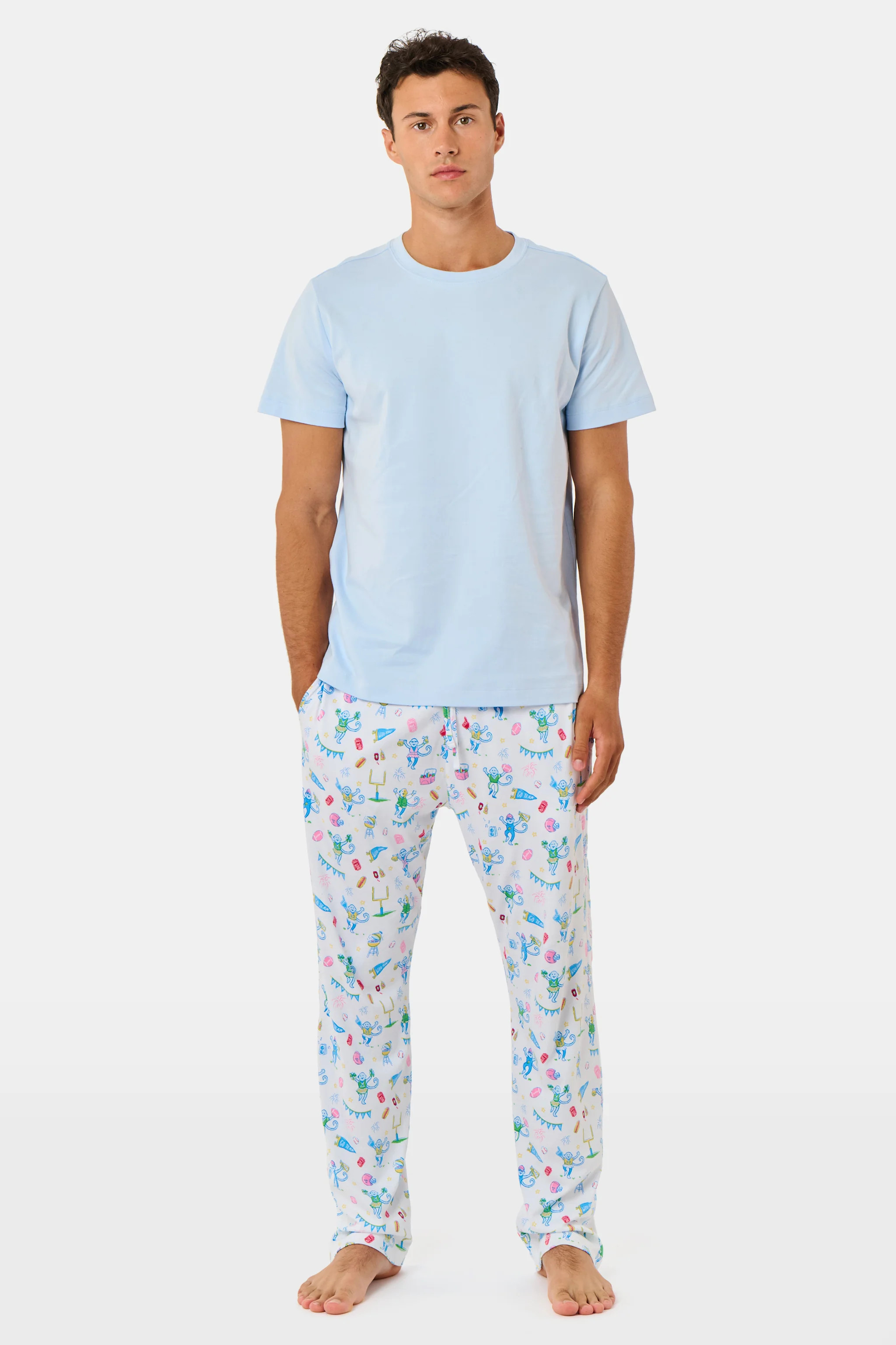 Mens Game Day Troy Pajamas | Roller Rabbit