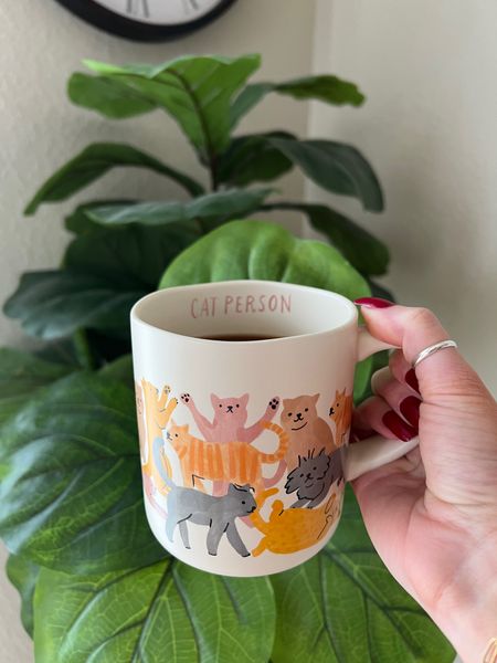 Rise and shine ✨ how cute is this coffee mug? Also comes in ~ dog person ~ I think I need both 😅 | coffee mug | cat person | gifts for her | gifts for him | gift ideas | kitchen finds | under 10 |

#LTKhome #LTKsalealert #LTKfamily