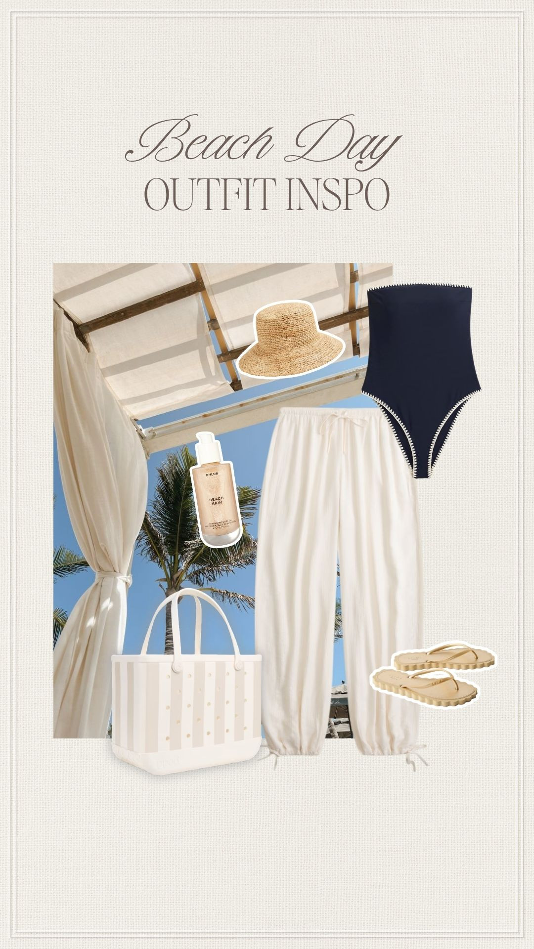 Beach day outfit inspo! Chic and comfy with easy neutrals, a classic one piece and summer accessories. ☀️

#beachdayoutfit #summeroutfit #beachstyle #swimwearfinds #pooldaystyle #vacationstyle #summeraccessories #beachbag #outfitinspo #ltkfinds #whatiwore #styledlook #abercrombie

#LTKootd #LTKSeasonal #LTKSwim