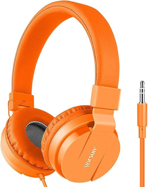gorsun Kids Headphones, Lightweight Stereo Wired Toddler Headphones，Adjustable Headband Childre... | Amazon (US)