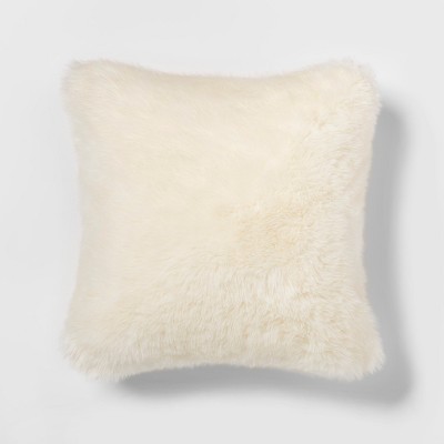 Faux Fur Square Throw Pillow - Threshold™ | Target