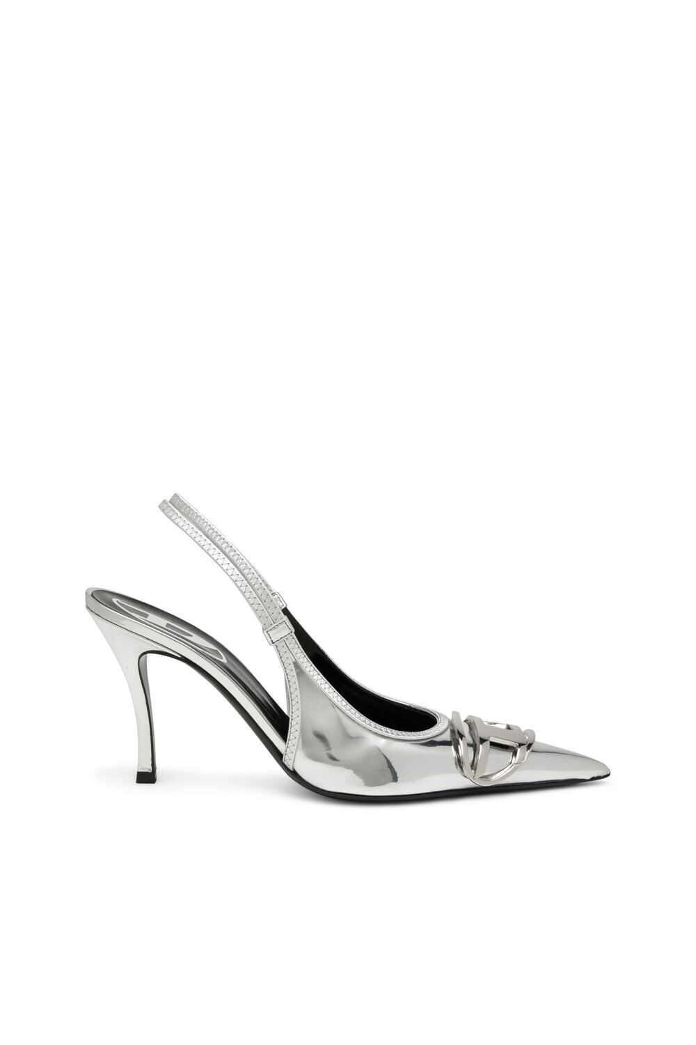 D-Venus-Slingback pumps with mirror finish | Diesel US