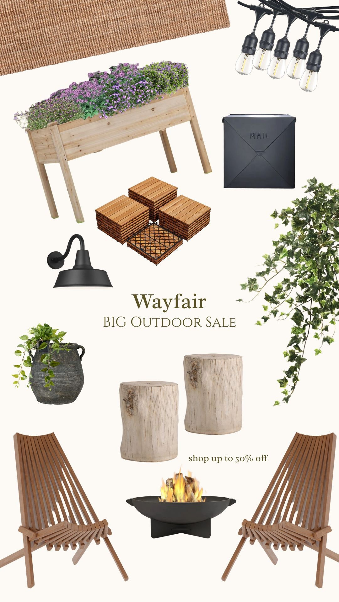 shop Wayfair Canada's big outdoor sale for up to 50% off. perfect picks for your exterior to enjoy all summer long #LTKHome #WayfairCanada #WayfairCApartner #WayfairCAhome