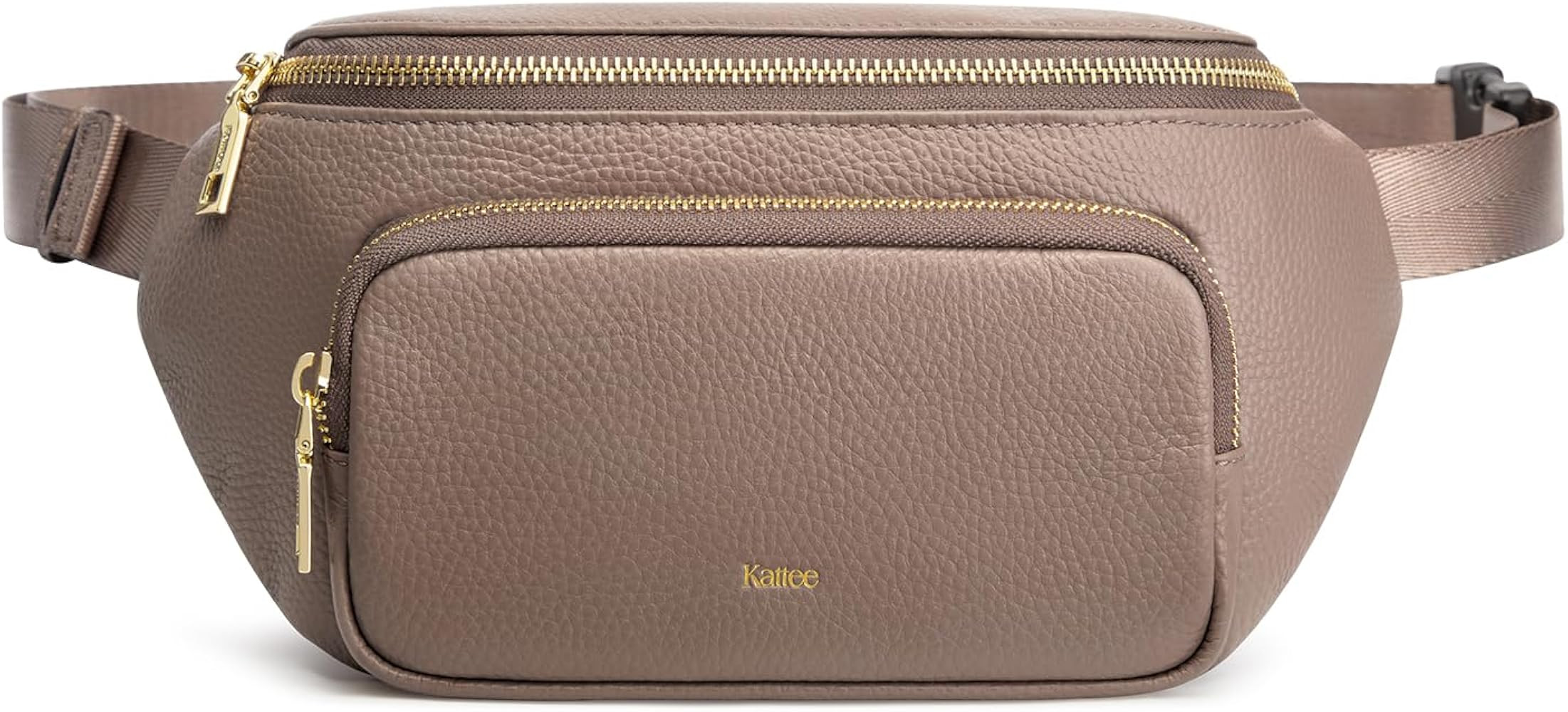 Kattee Fanny Packs for Women, Leather Crossbody Bags for Women Trendy, Small Belt Bag,Fashion Wai... | Amazon (US)