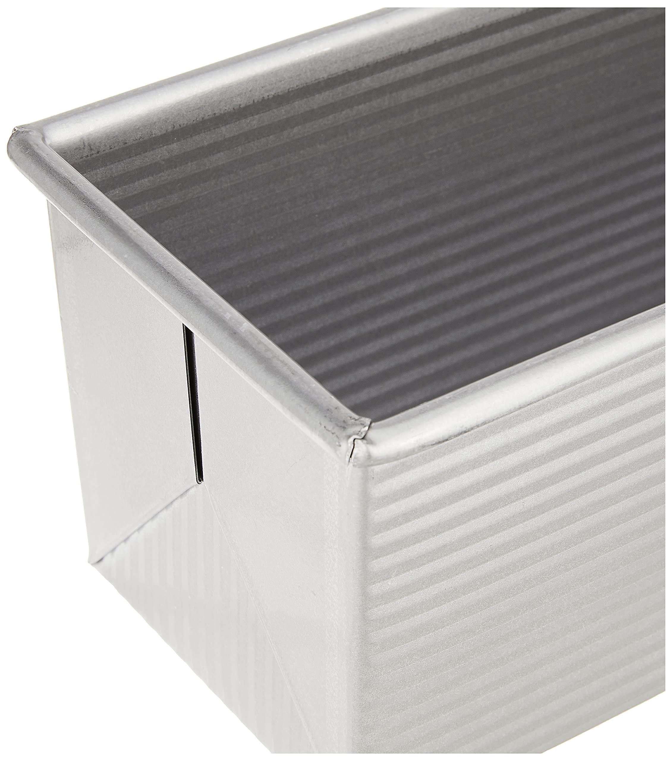 USA Pan Bakeware Pullman Loaf Pan with Cover, 13 x 4 inch, Nonstick & Quick Release Coating, Made... | Amazon (US)