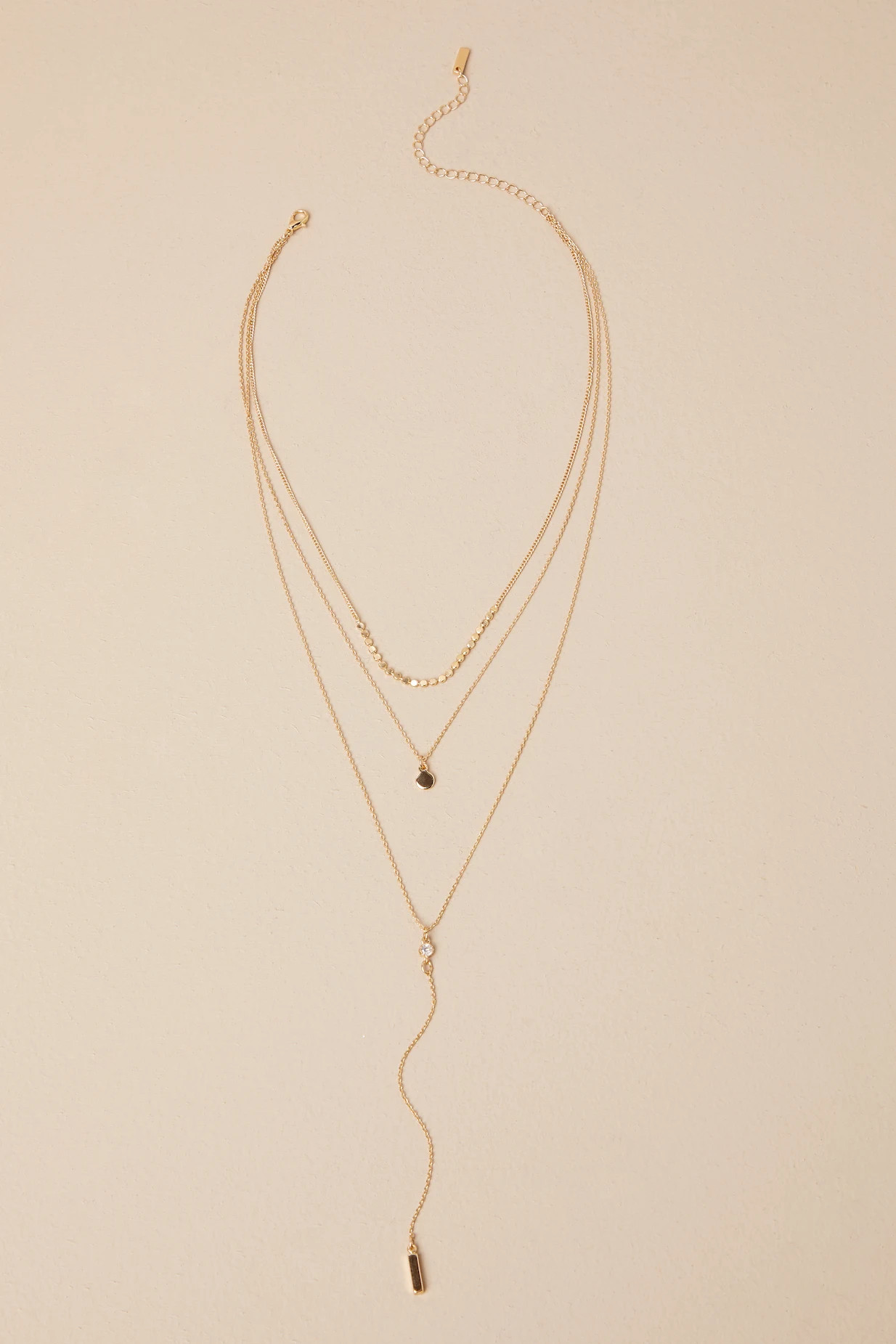 Coretta Layered Gold Necklace | Lulus