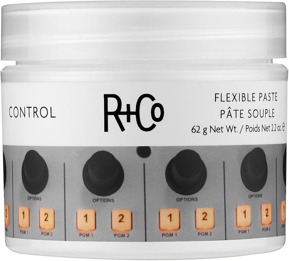 R+Co Control Flexible Paste | Strong Hold + Natural Finish| Vegan + Cruelty-Free | 2.2 Oz | Amazon (US)