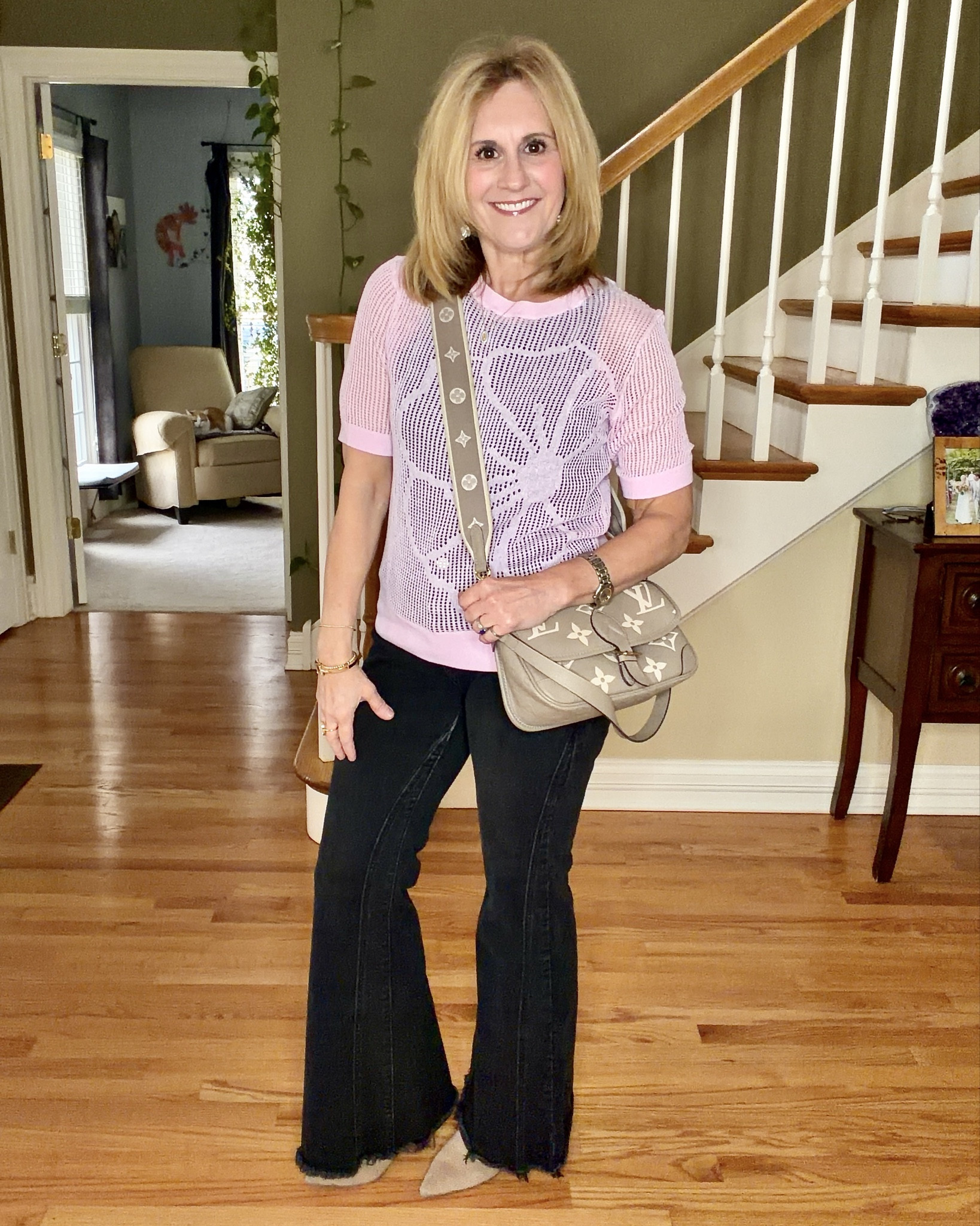 Loving these abstract floral sweaters from Amazon.  Great way to start the transition to spring with your wardrobe! 

#LTKPetite #LTKOver40