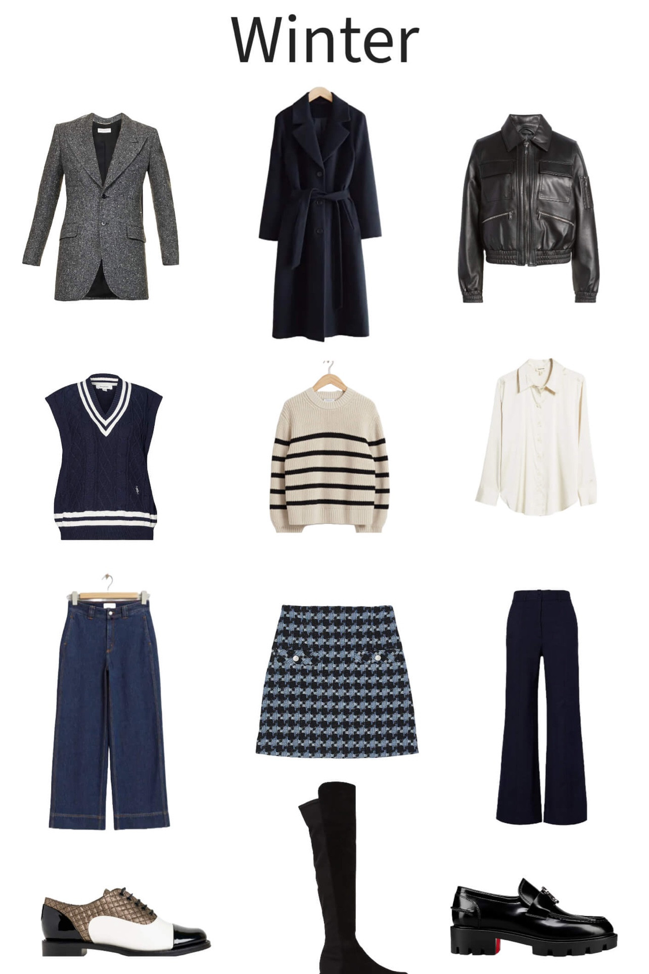 Mix and match trends for winter 23 #mixandmatch #capsulewardrobe #winter23

#LTKSeasonal #LTKstyletip