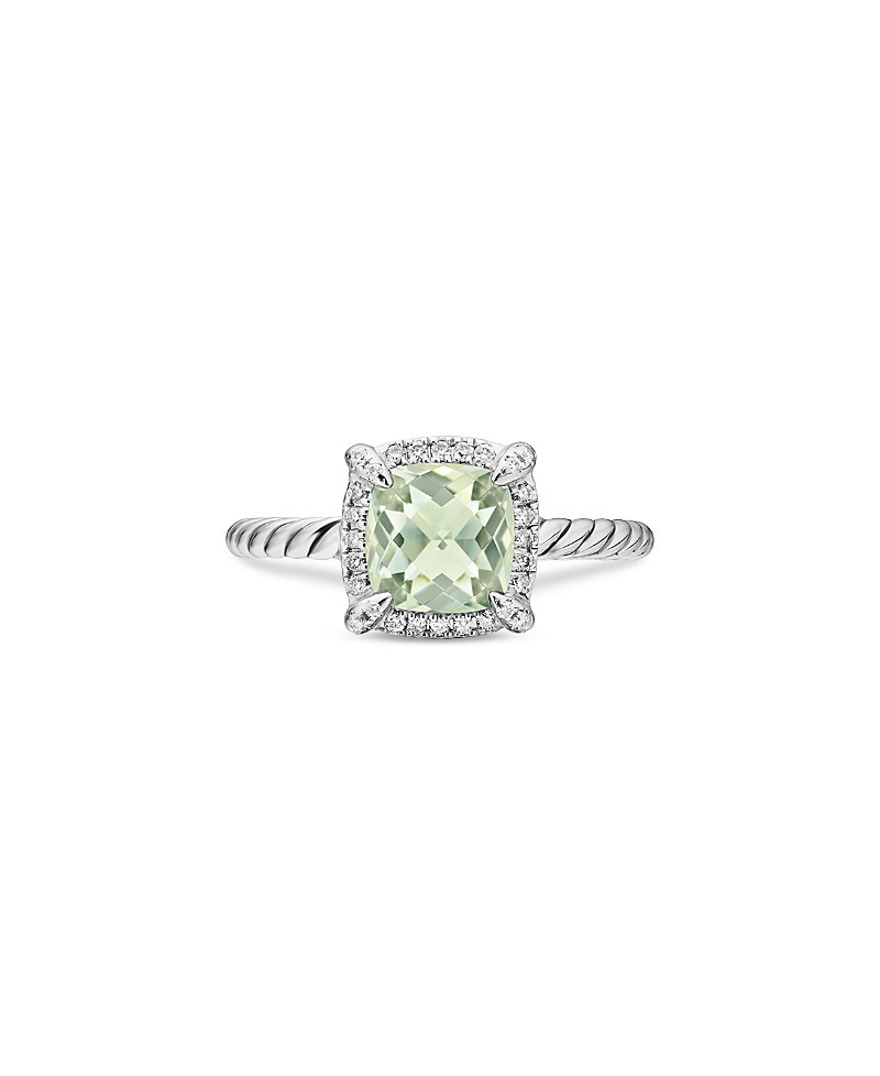 David Yurman Sterling Silver Petite Chatelaine Ring with Prasiolite & Diamonds - Exclusive | Bloomingdale's (US)