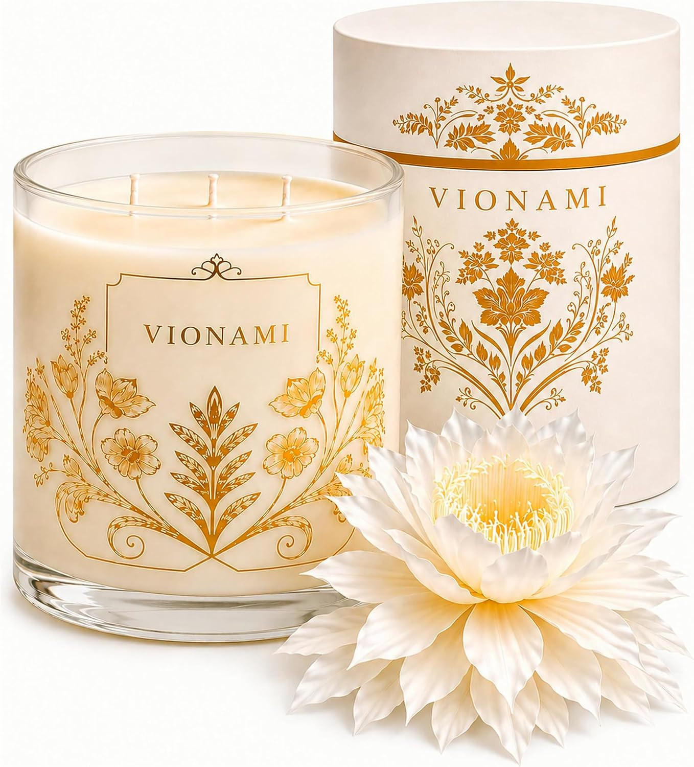 VIONAMI Queen of The Night Rare Flower Fragrance Luxury Candles for Women | Amazon (US)