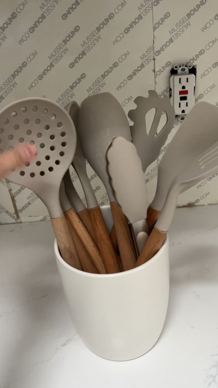 The cutest neutral cooking utensil set on Amazon! Comes in tone of colors and has wooden handle #competition 

#LTKFind #LTKhome