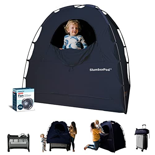 SlumberPod The Original Blackout Sleep Tent Travel Essential for Babies and Toddlers, Mini Crib a... | Amazon (US)