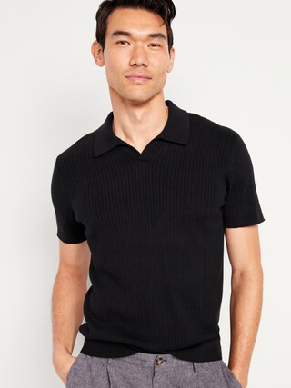Rib-Knit Polo Sweater | Old Navy (US)