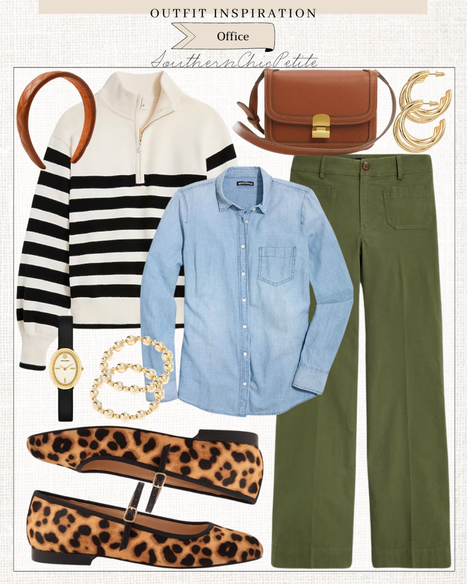 Office Outfit • Business Casual Outfit • Mary Jane Flats • Leopard Flats • Fall Outfit • Work Outfit • Preppy Outfit 

#LTKWorkwear #LTKShoeCrush #LTKOver40