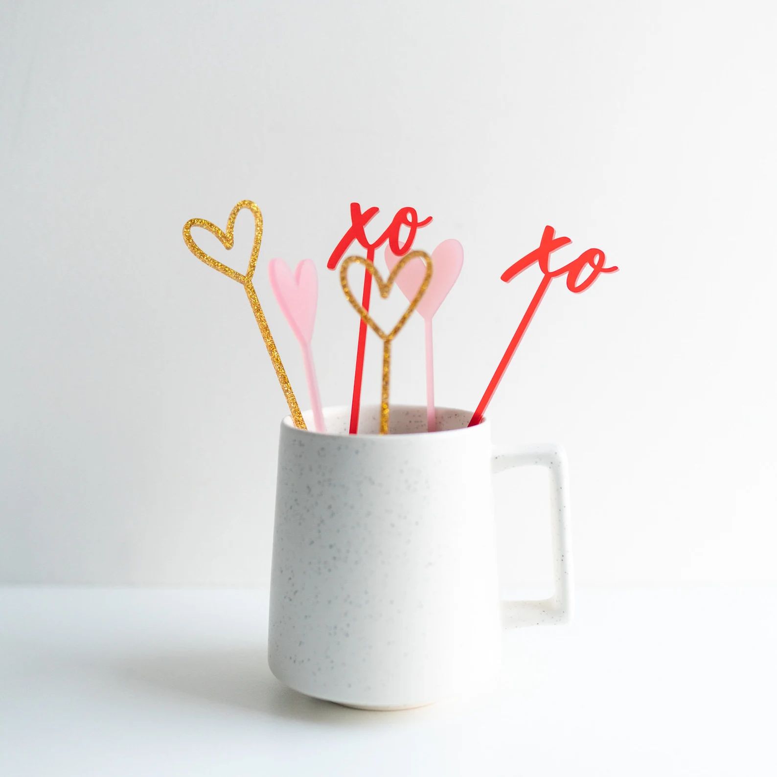 Valentine's Stir Sticks Heart Decor Swizzle Sticks | Etsy Canada | Etsy (CAD)