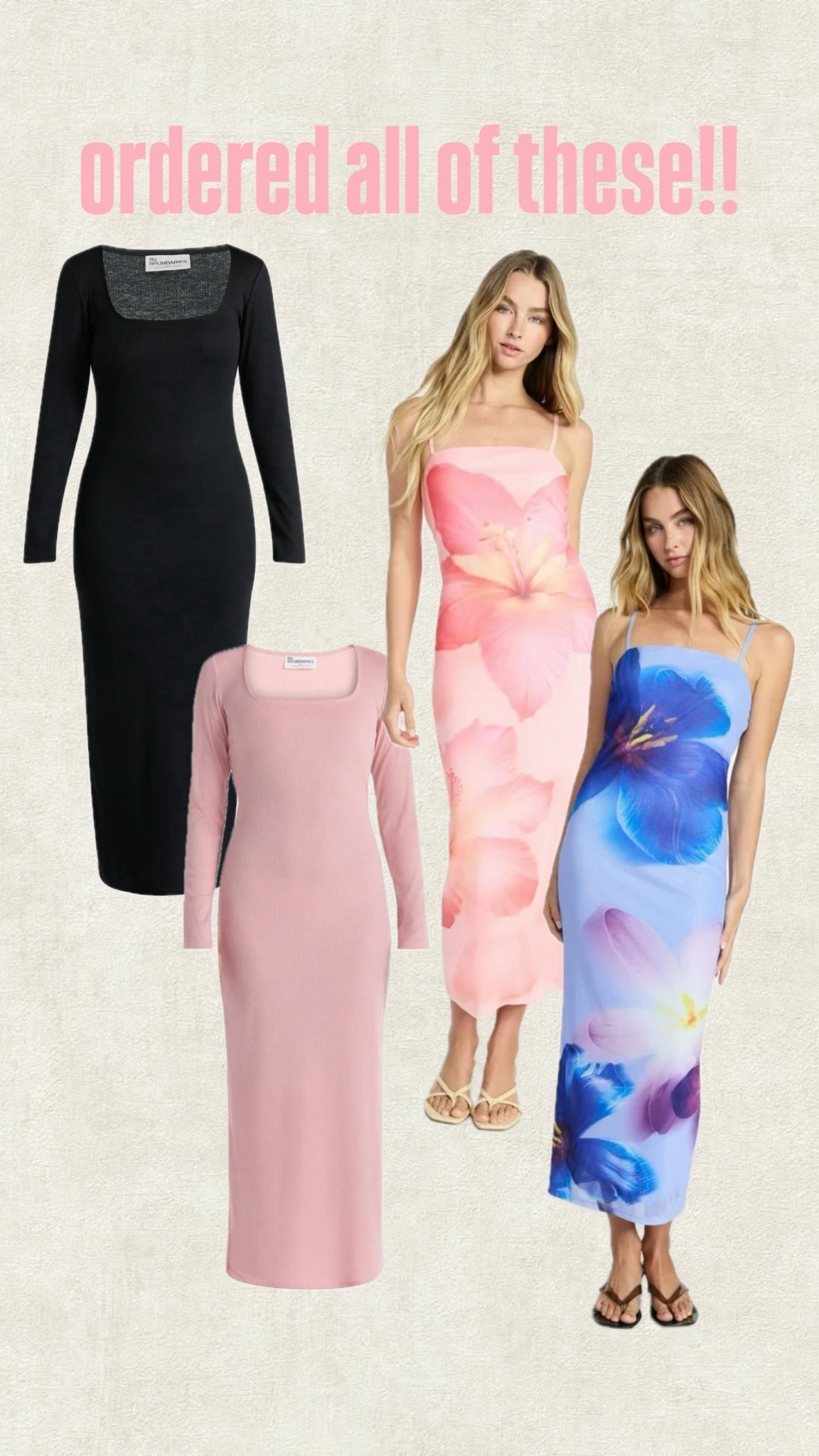 $16 Walmart dresses that look like revolve 😍😍😍 love these for a vacation! 

Walmart finds 

#LTKFindsUnder50 #LTKMidsize